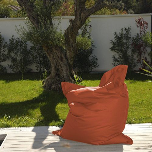 Housse Pour Pouf Géant XXL 180x140cm Intérieur Et Extérieur - Terracotta