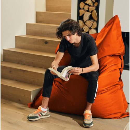 Housse Pour Pouf Géant XXL 180x140cm Intérieur Et Extérieur - Orange