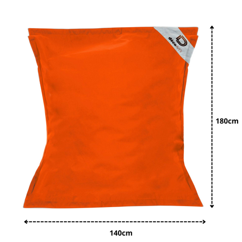 Housse Pour Pouf Géant XXL 180x140cm Intérieur Et Extérieur - Orange