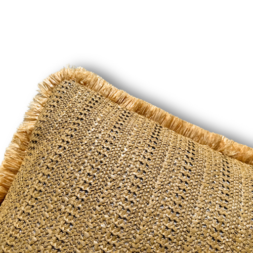 Coussin Effet Raphia - Uni - Rectangle - 30x50cm