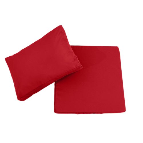 Coussins Pour Salon De Jardin Déhoussable 60x70cm Rouge