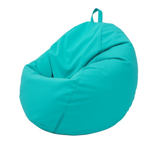 Pouf Poire XL D'extérieur - 110x120 Cm - Bleu Caraïbes