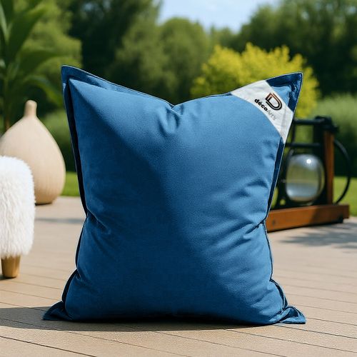 Housse Pour Pouf Géant XL 120x80cm - Bleu Pétrole