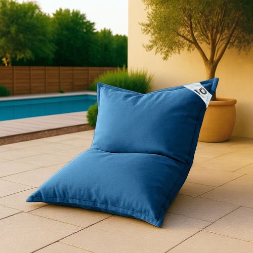 Housse Pour Pouf Géant XL 120x80cm - Bleu Pétrole