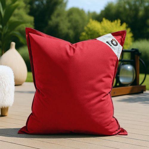 Housse Pour Pouf Géant XL 120x80cm - Rouge Piment