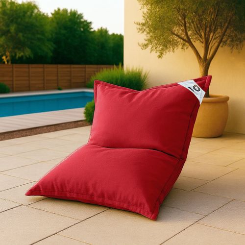 Housse Pour Pouf Géant XL 120x80cm - Rouge Piment