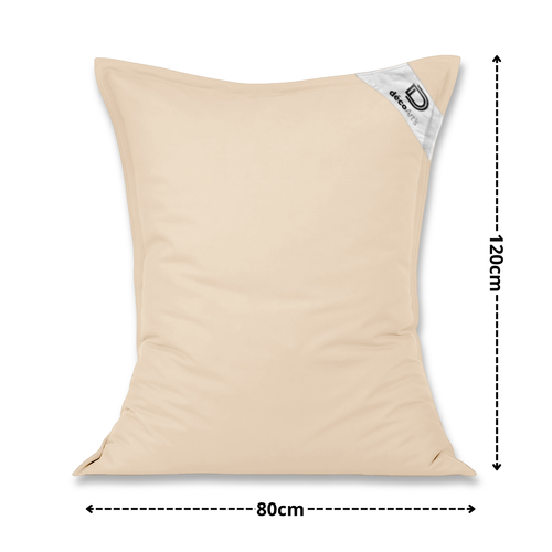 Housse Pour Pouf Géant XL 120x80cm - Beige