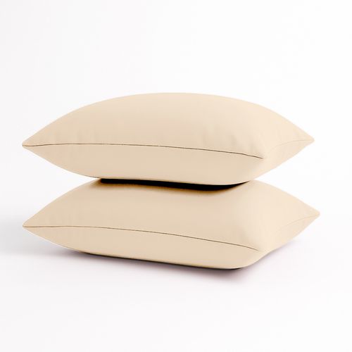 Coussins Extérieur, Déhoussable, Lot De 2, 60x35cm - Beige