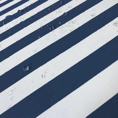 Coussins Pour Salon De Jardin Déhoussable 120x60cm Rayure Bleu Marine