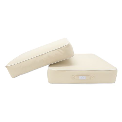 Coussins Salon Jardin Premium Déhoussable 60x60cm Jaune Beurre