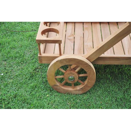 Kereta - Desserte En Teck Avec Roues