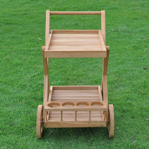 Kereta - Desserte En Teck Avec Roues