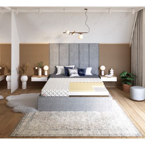 Matelas Mousse accueil Latex Pikolo Kids - 80x160 épaisseur 11 cm Blanc