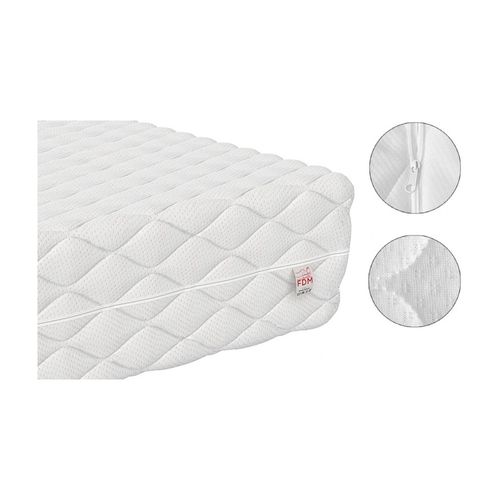 Matelas Mousse accueil Latex Pikolo Kids - 80x160 épaisseur 11 cm Blanc