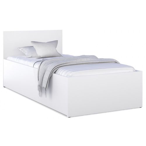 Lit Coffre Panama 90x190  - Sommier Inclus Blanc
