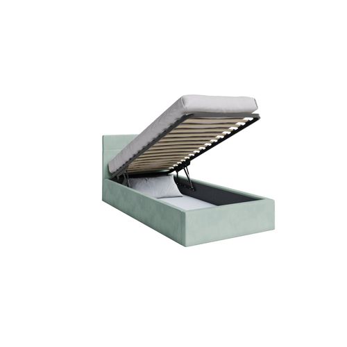 Lit Coffre Rino 90 X 200 Cm - Sommier Inclus Mint