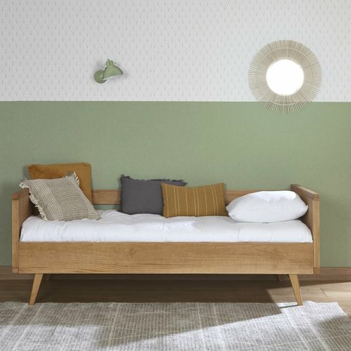 Pack Lit Banquette Avec Matelas Marley Bois 90x190 Cm