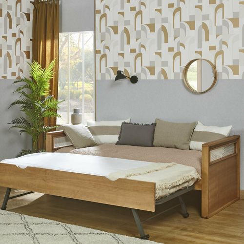 Lit Banquette Gigogne Cobi Bois 90x190 Cm