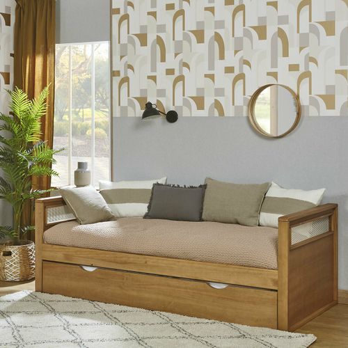 Lit Banquette Gigogne Cobi Bois 90x190 Cm