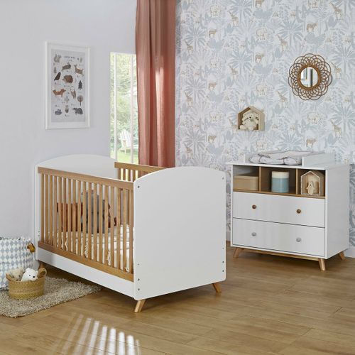 Mini Chambre Bébé Kombu   Bois 70x140 Cm