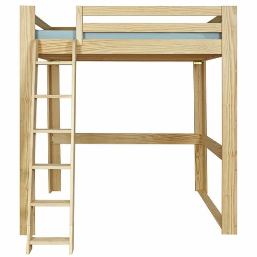 Lit Mezzanine 2 Places 200x200 Cm Suri  Bois