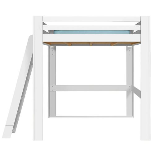 Lit Mezzanine 2 Places 200x200 Cm Suri  Blanc