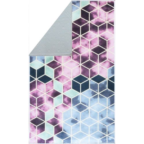 Tapis De Salon Luxe Doré Rose - 120x180cm