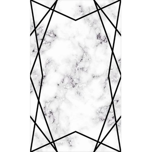 Tapis De Salon Croisé - Noir - 120x180cm