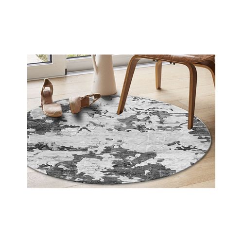 Tapis Rond Gris Dimensions - 120x120