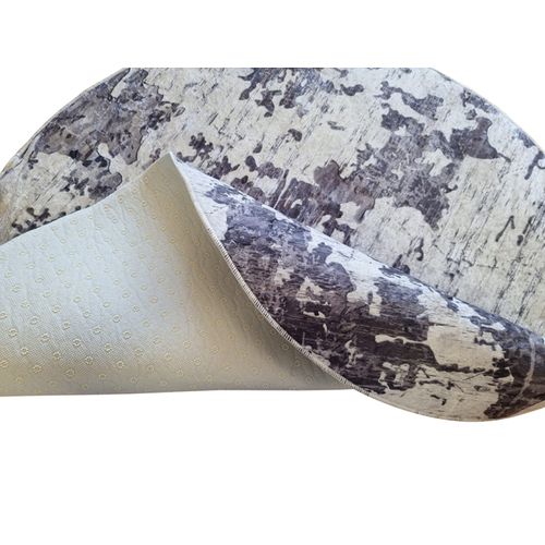 Tapis Rond Gris Dimensions - 120x120