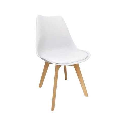 Lot 4 Chaises Scandinaves Pieds En Bois Design Moderne Chic Aslaug