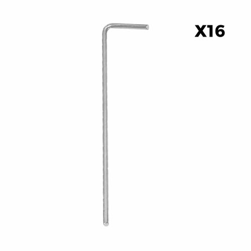 Kit Filet Clôtures Pour Poules 12m Avec 5 Piquets Double Pointes. Modulable. Porte D'accès.