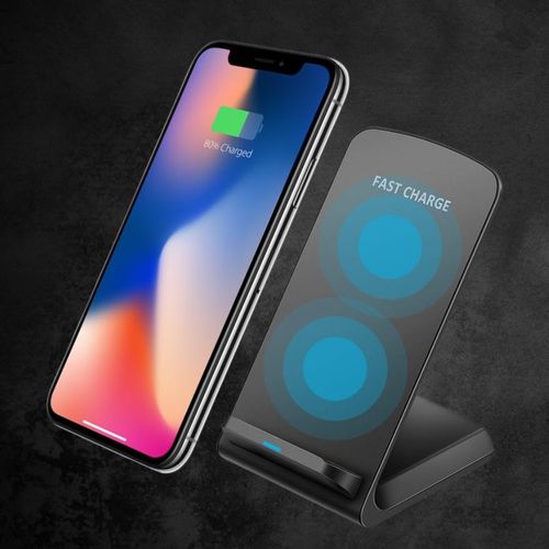 Chargeur Induction 15w Universel Rapide Et Sans Fil à Double Bobine - Mode Portrait Ou Paysage