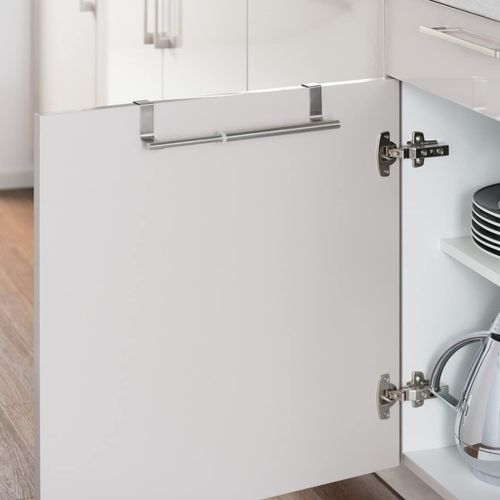 Towlder : Porte-torchons Et Serviettes Extensible (25 à 40 Cm) à Suspendre En Acier chromé