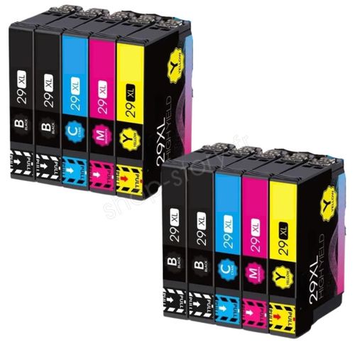 Pack De 10 Cartouches 29 XL Compatibles Pour Imprimante Epson 29 Xl