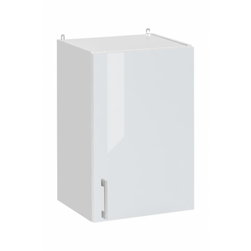 Meuble Haut De Cuisine Eco Blanc Brillant 1 Porte L 40 Cm