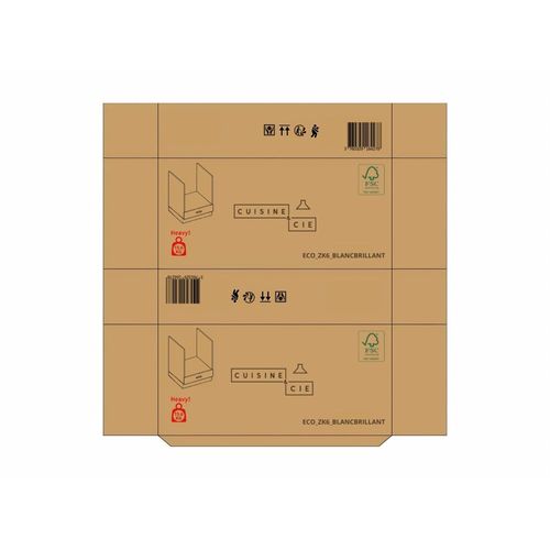 Meuble Pour Four Encastrable Eco Blanc Brillant L 60 Cm