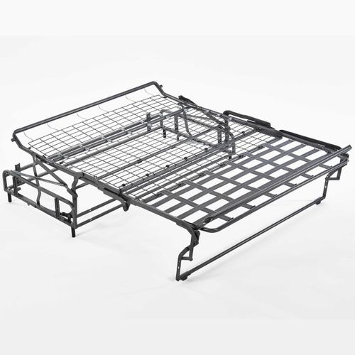 Canapé Convertible 3 Places En Velours Côtelé Beige, Ouverture Express, Matelas HD 140x190 - Mattia