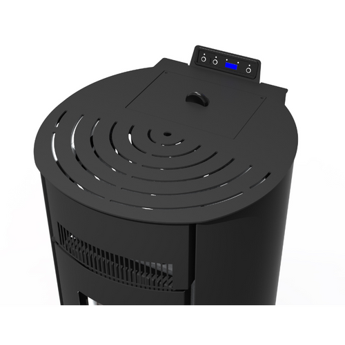 Pack Poêle à Granules Étanche Lvz Leandro 9 + Kit Conduit Sortie Ventouse