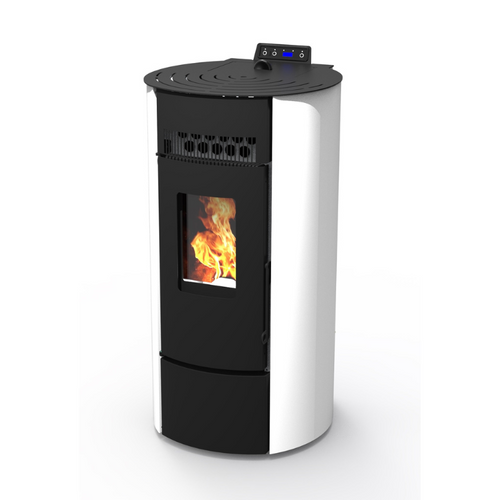 Pack Poêle à Granules Étanche Lvz Leandro 9 + Kit Conduit Sortie Ventouse