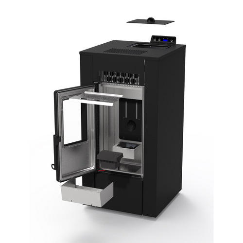 Pack Poêle à Granules Étanche Lvz Alexa 11 + Kit Conduit Sortie Ventouse