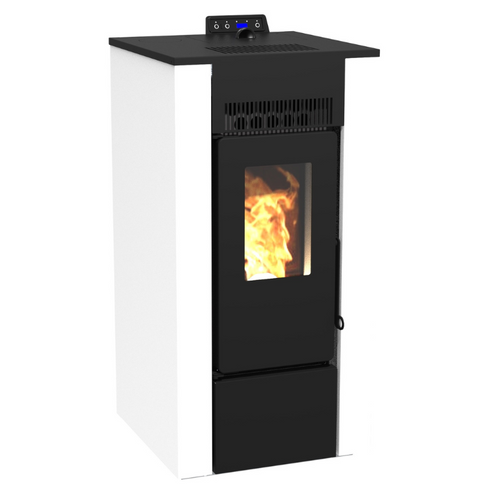 Pack Poêle à Granules Étanche Lvz Alexa 11 + Kit Conduit Sortie Ventouse