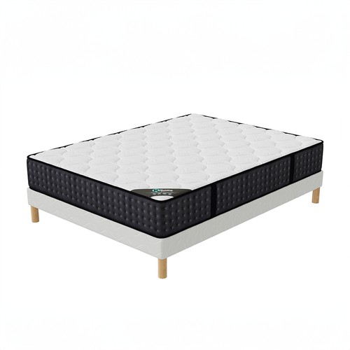 Cosmos - Ensemble Matelas mousse et sommier 160x200 Hauteur 26cm