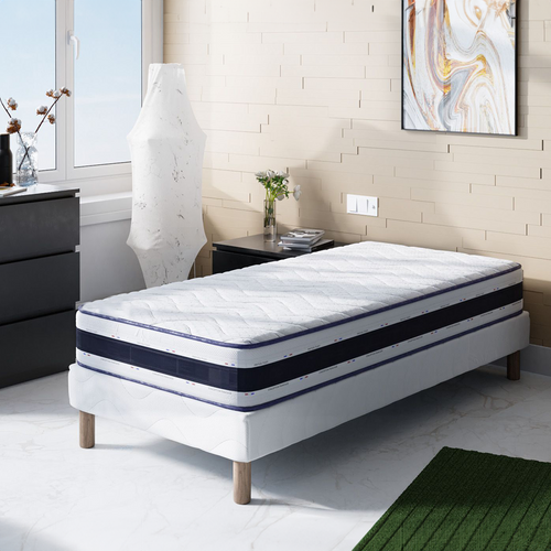 Matelas Mousse Blue Memory 80x190 Accueil Mémoire De Forme Hauteur 22cm