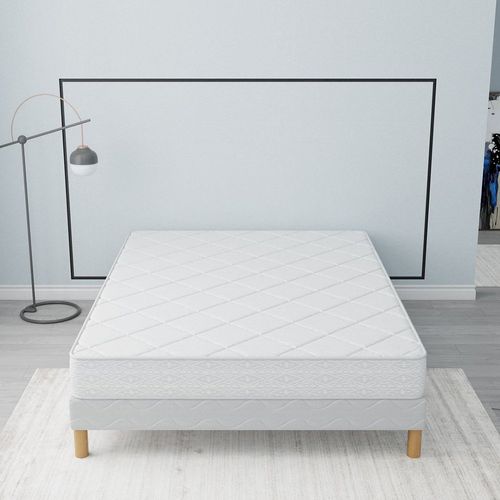 Ensemble Matelas Mousse Senso + Sommier 140x190 Hauteur 17cm