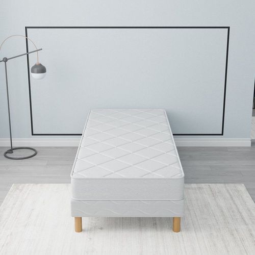 Ensemble Matelas Mousse Senso + Sommier 90x190 Hauteur 17cm