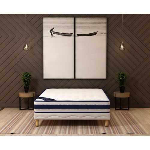 Matelas Mousse Blue Memory 140x200 Accueil Mémoire De Forme Hauteur 22cm