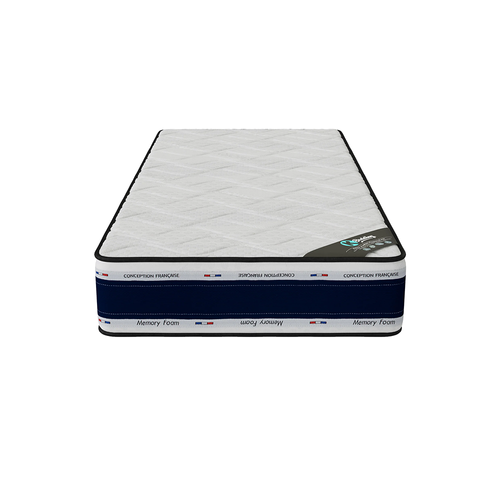 Matelas Mousse Blue Memory 90x200 Accueil Mémoire De Forme Hauteur 22cm