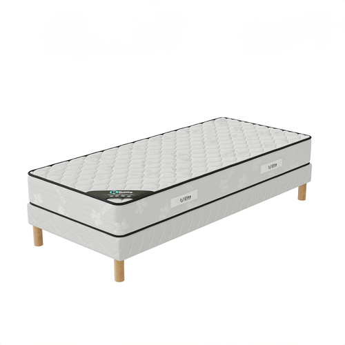 Ensemble Matelas Mousse Medicaltex + Sommier 90x190 Hauteur 20cm