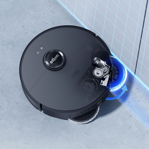 Robot Aspirateur Laveur Lidar Connecté Avec Base De Vidage Eziclean® Pureflow Max